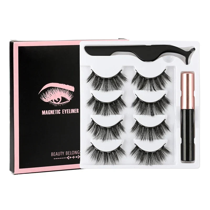 Magnetic Mink Eyelashes Set