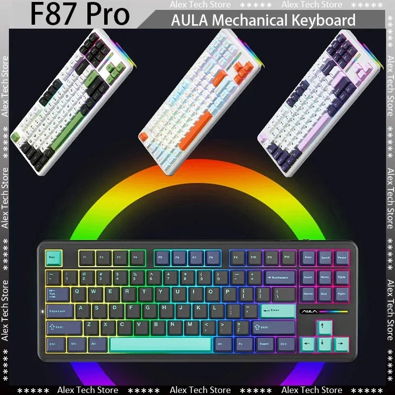AULA F87Pro Mechanical Gaming Keyboard