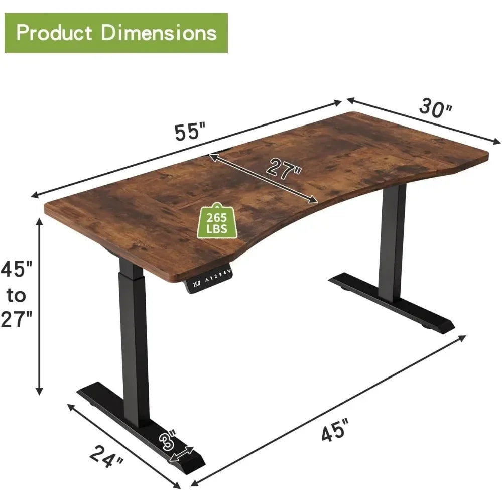 55x30" Electric Standing Desk