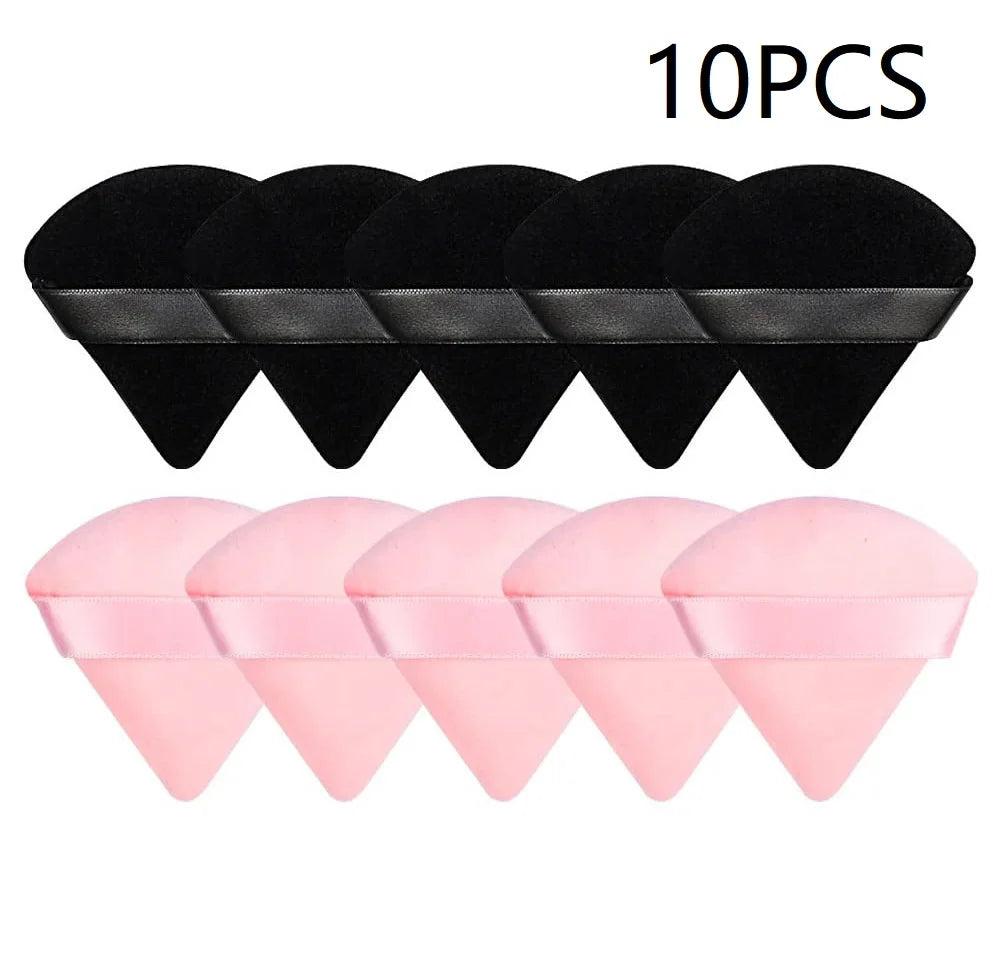10PCS Triangle Makeup Sponge Set