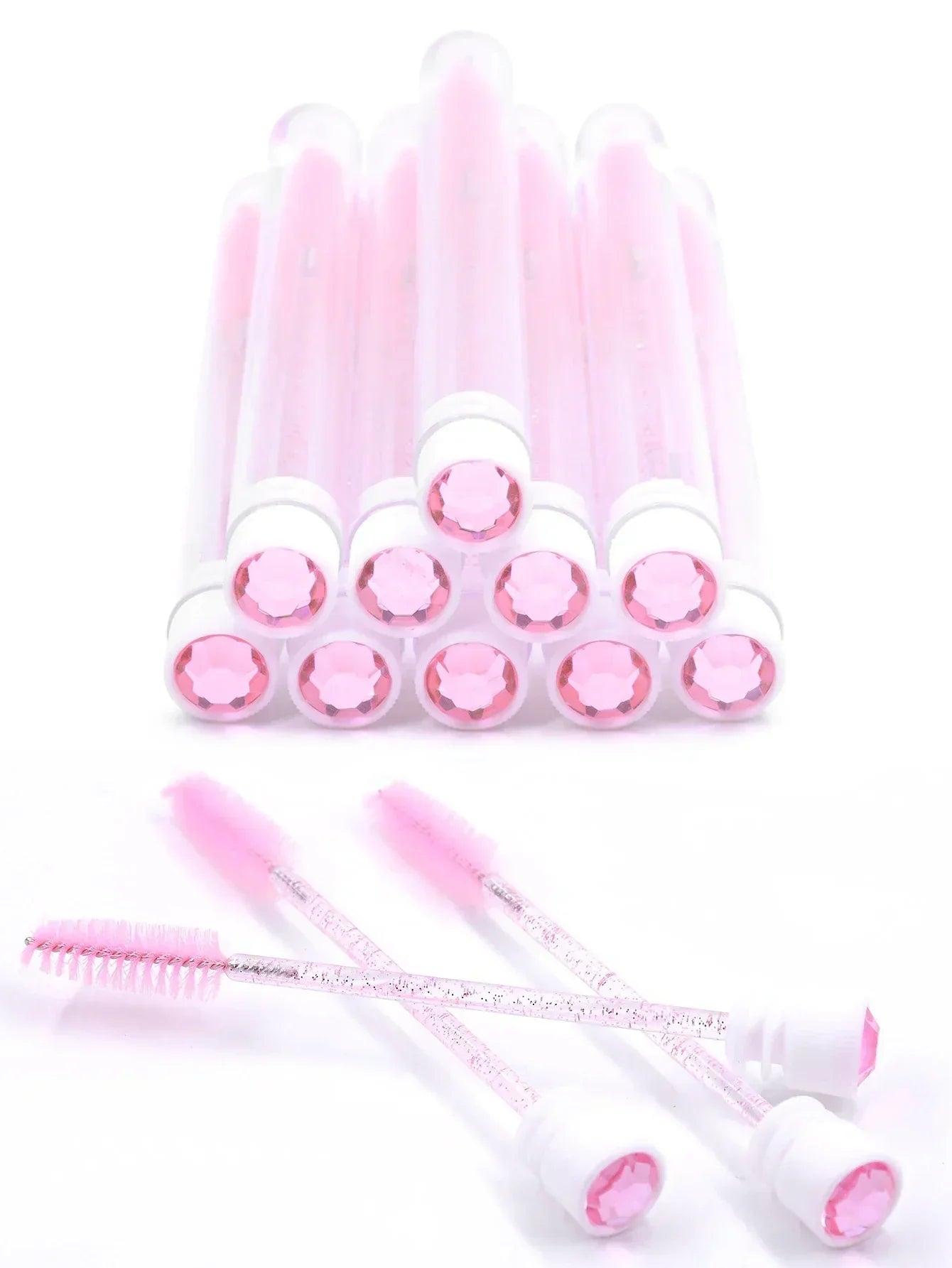 10Pcs Reusable Eyelash Brush Set