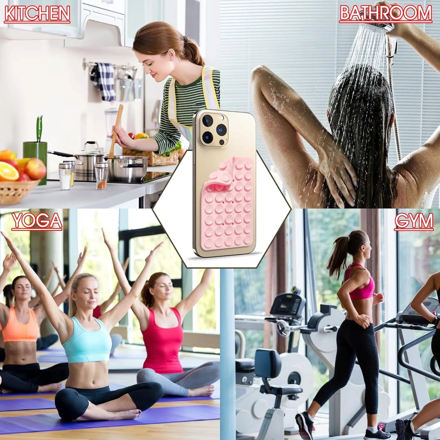 Double-Sided Suction Phone Holder