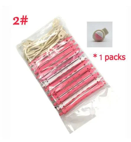 12Pcs Salon Rubber Band Rollers