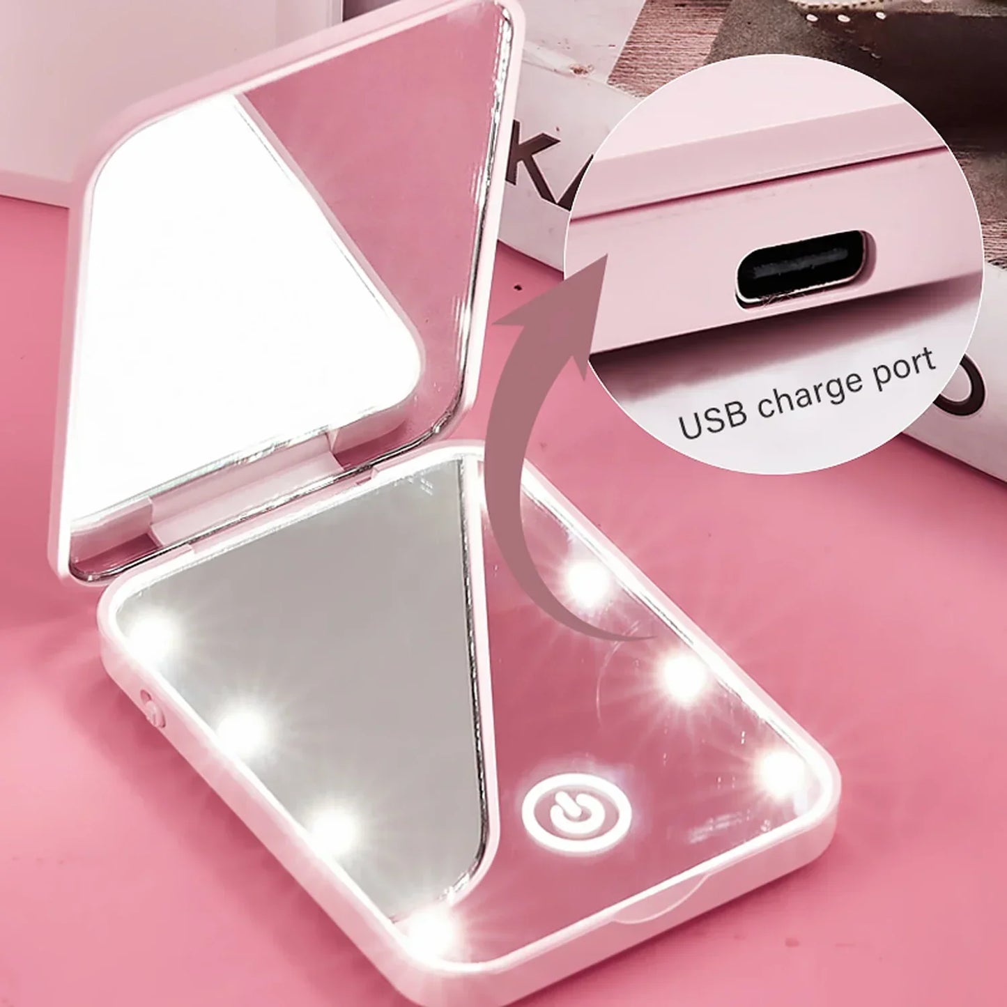 USB LED Makeup Vanity Mirror