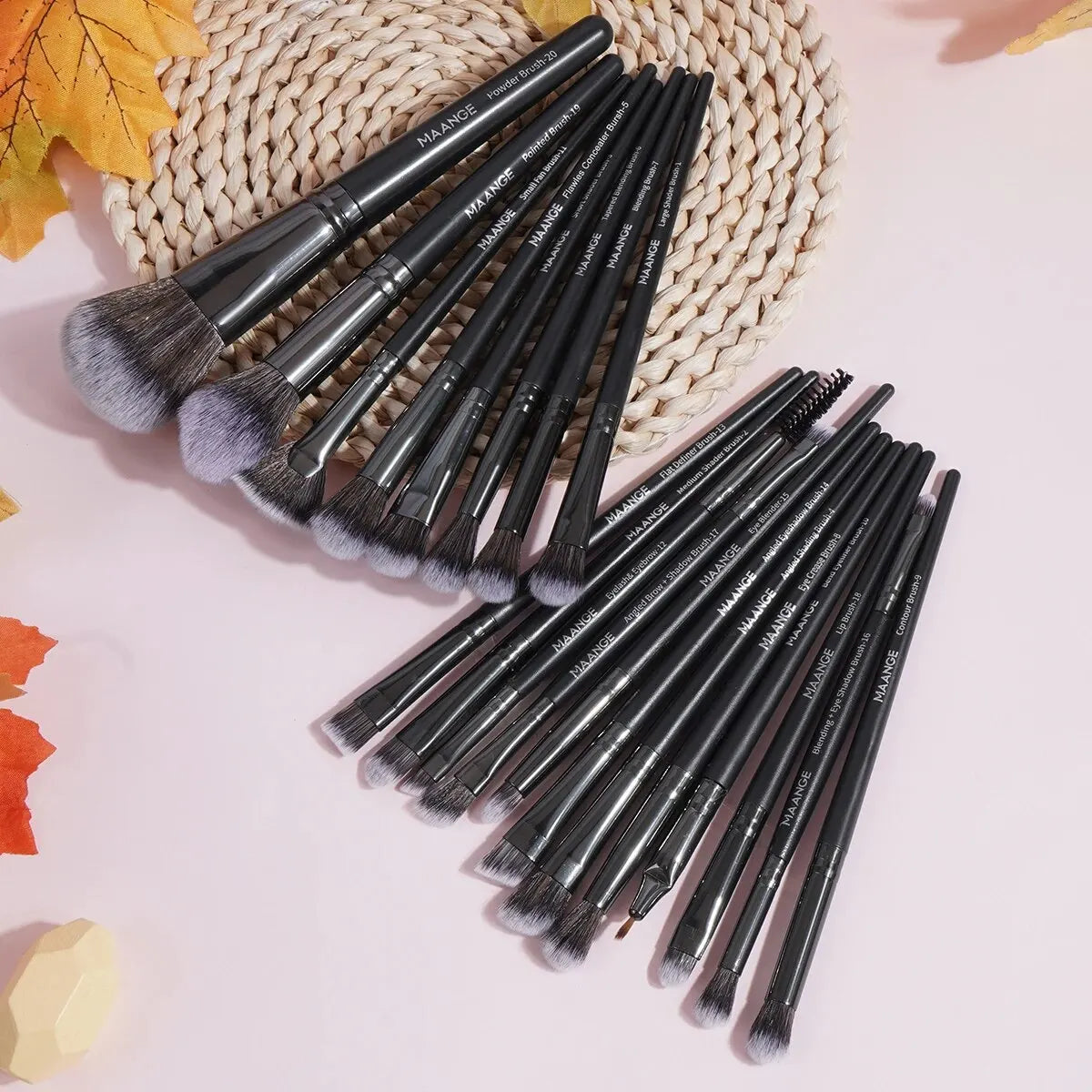 MAANGE 20PCS Pro Brush Set with Box