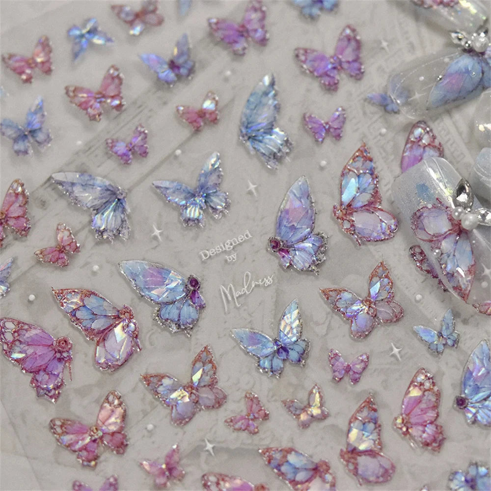 NAILFYOU Kawaii Butterfly Nail Stickers