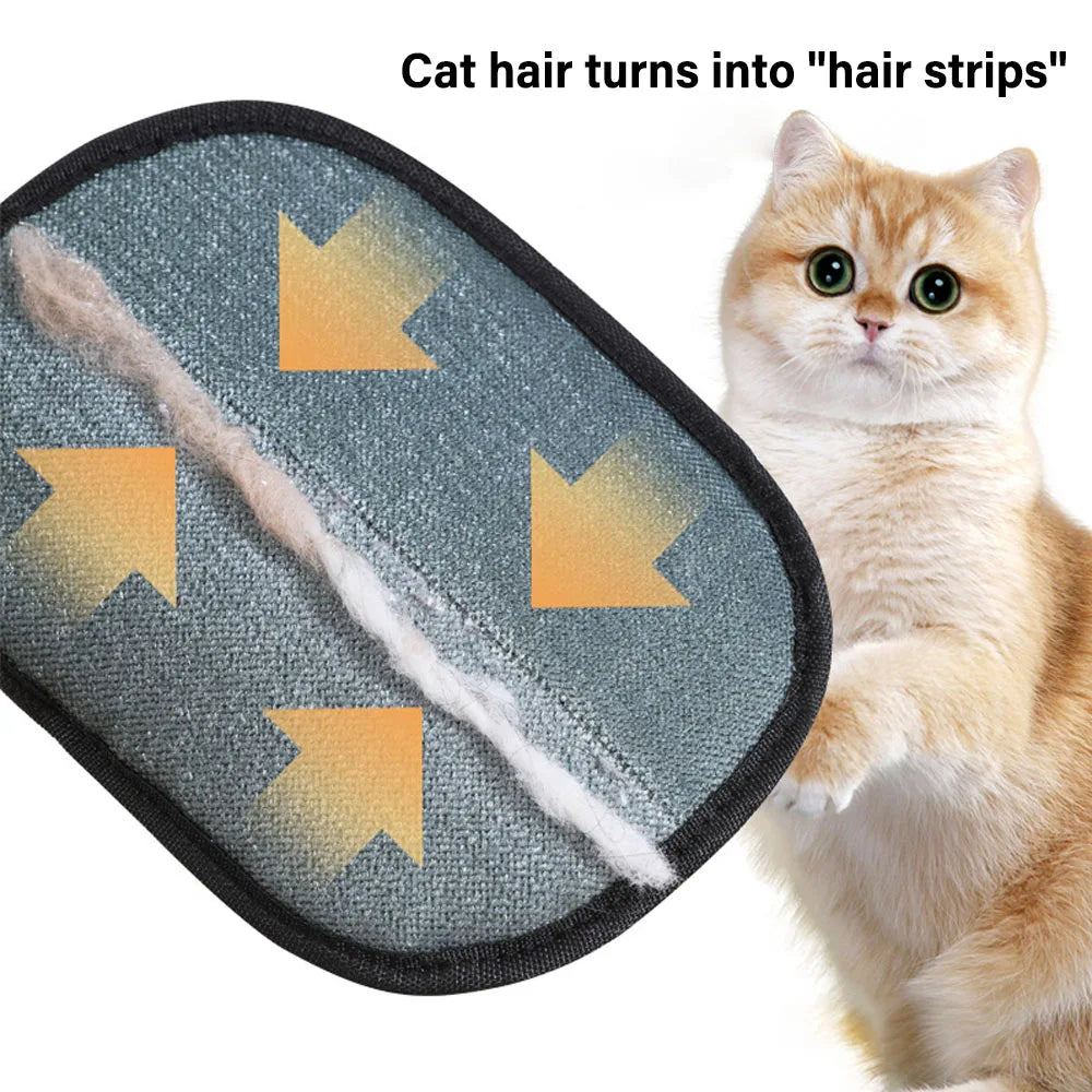 Pet Hair Remover Grooming Gloves
