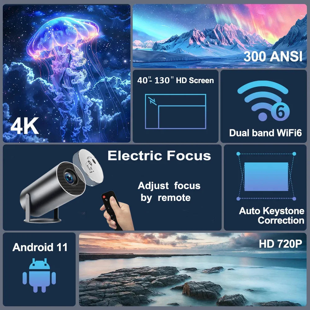 DITONG HY300 Plus Projector