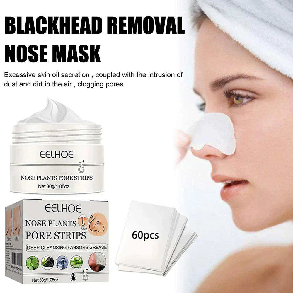 60pcs Blackhead Remover Nose Strips