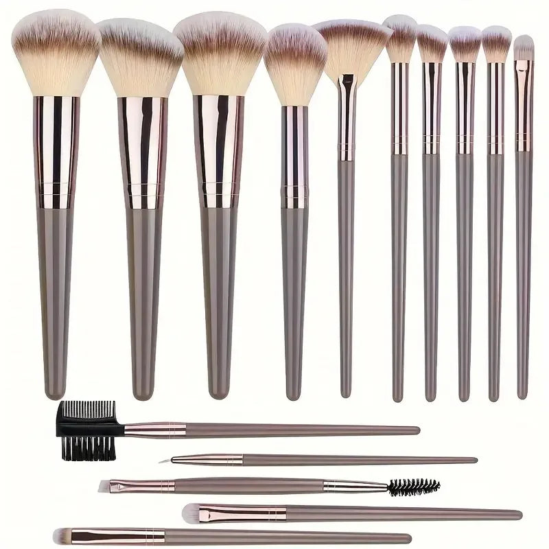ZSRUNHUI 3–20PCS Fluffy Makeup Brush Set