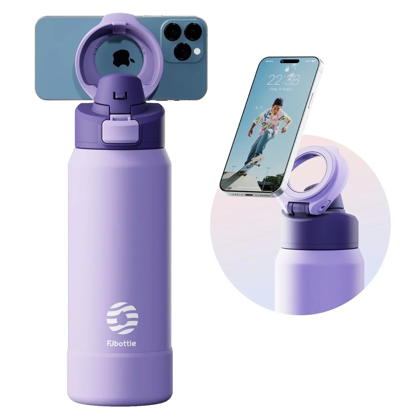 FEIJIAN Stainless Steel Sports Water Bottle