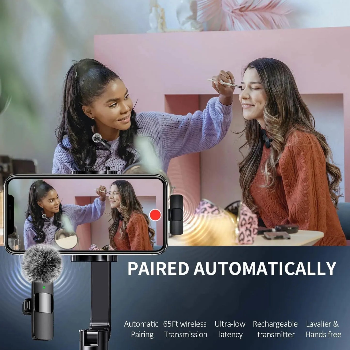 Wireless Lavalier Microphone for Phone