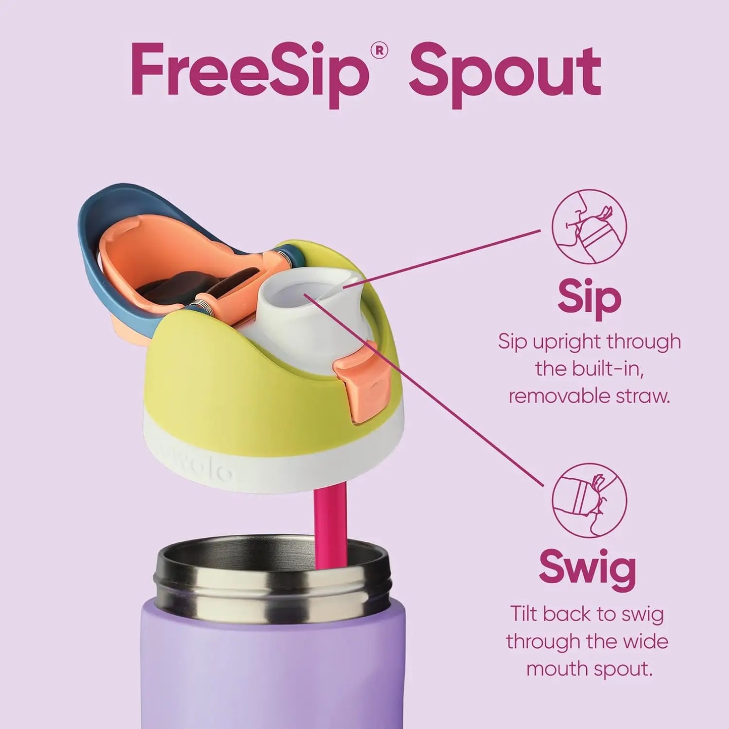 Owala FreeSip Light Green Bottle