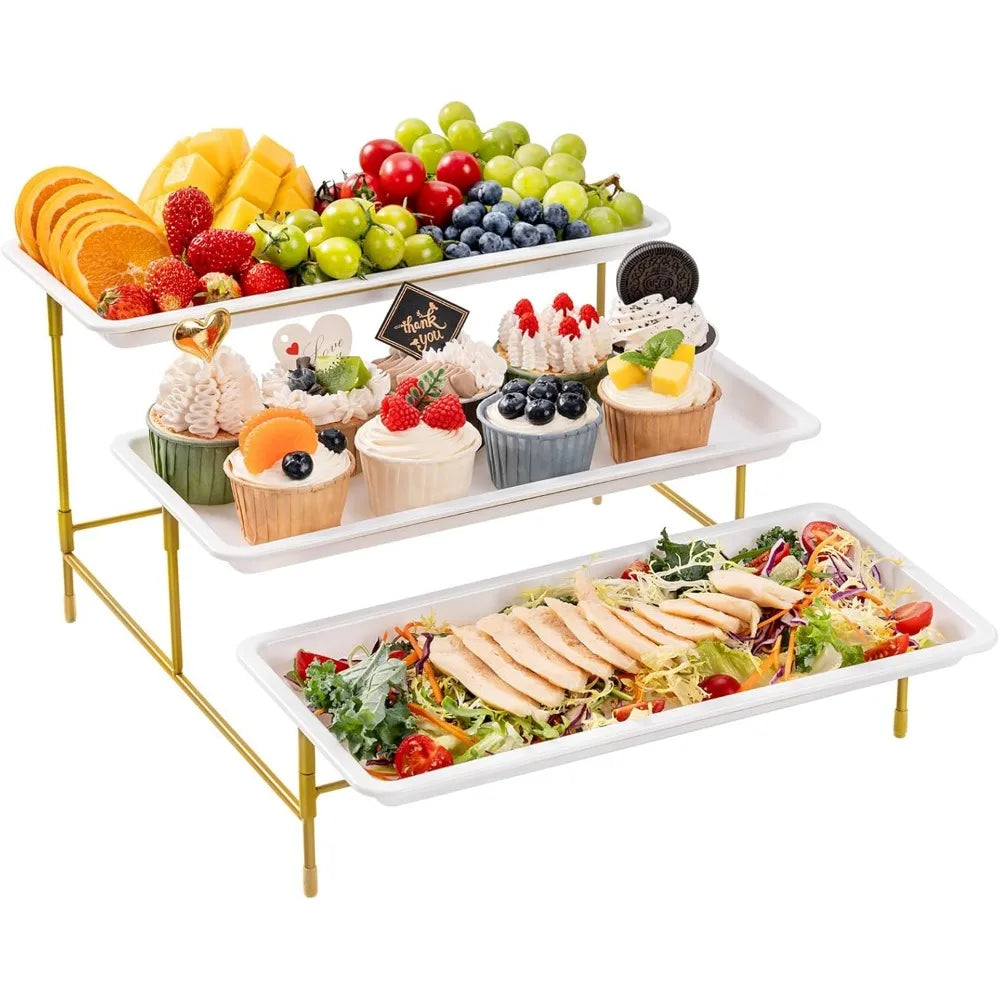 White Tiered Party Tray