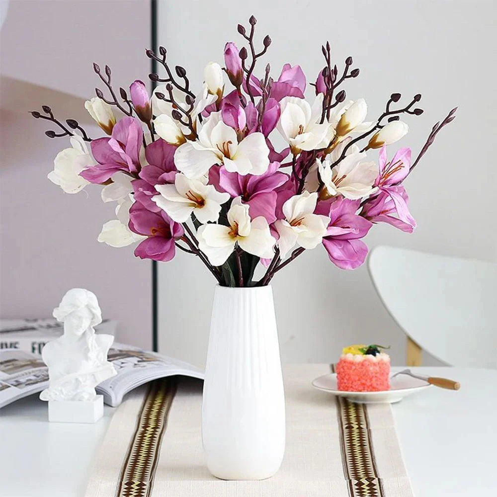 DociDaci Magnolia Artificial Bride Bouquet