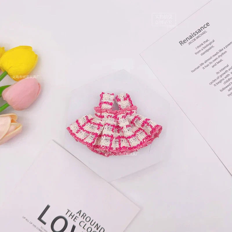 ZTOYL Labubu Pink Princess Dress Set