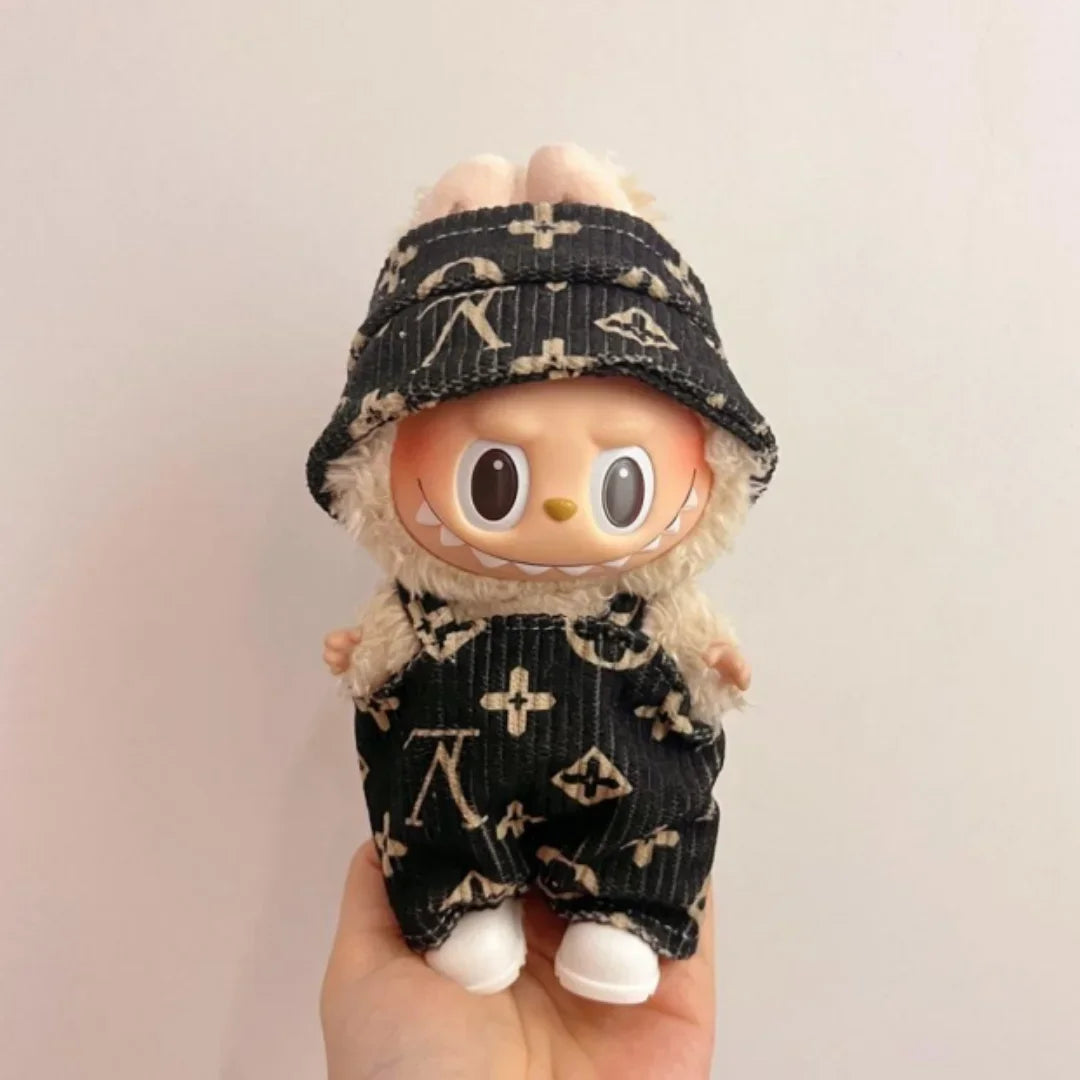 Labubu Doll Hoodies Clothes Set