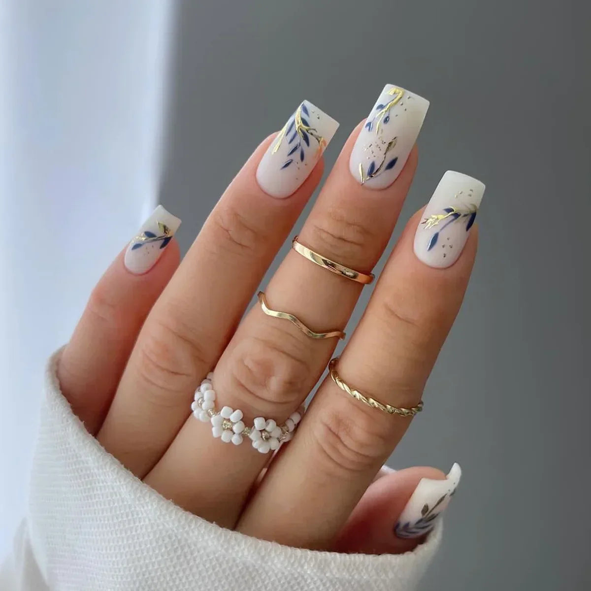 24Pcs Cute Bow Press-On Nails