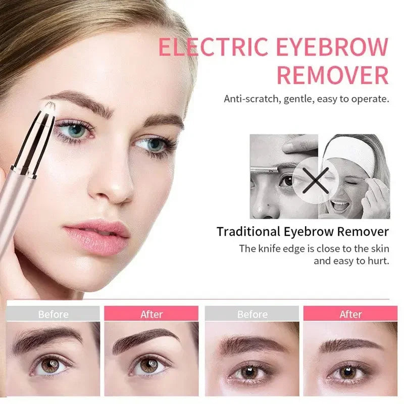 USB Rechargeable Electric Eyebrow Trimmer
