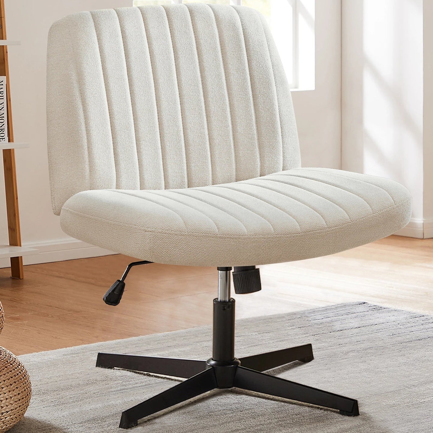 JHK Cross-Legged Rocking Office Chair