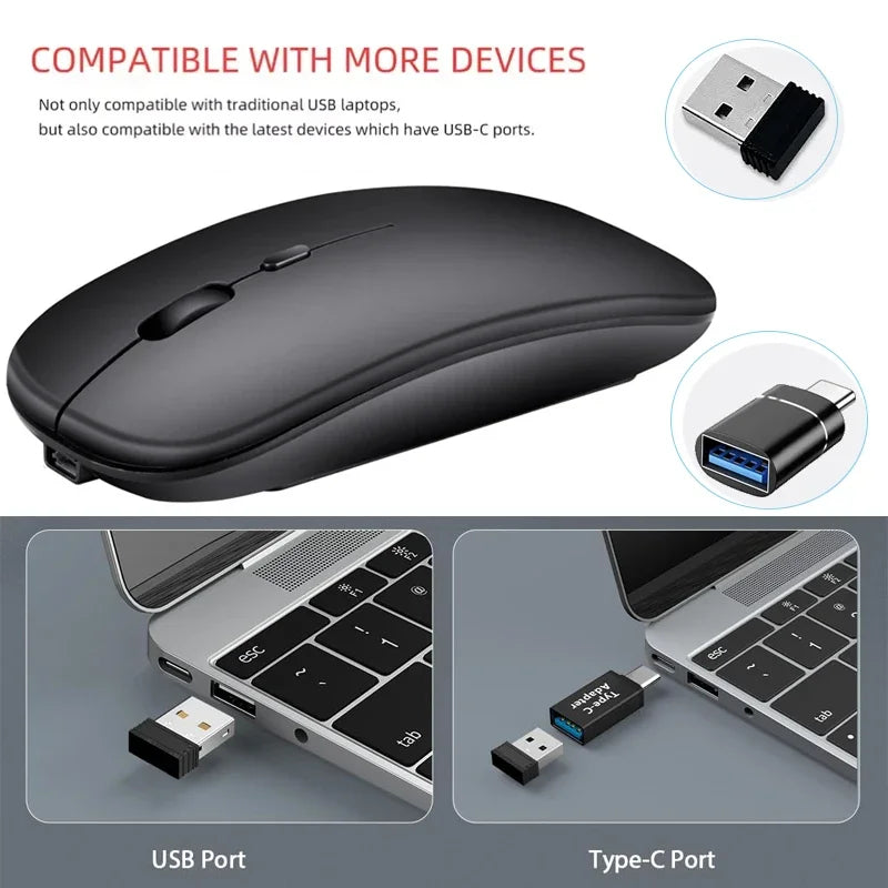 Rechargeable Dual Mode Wireless Mouse