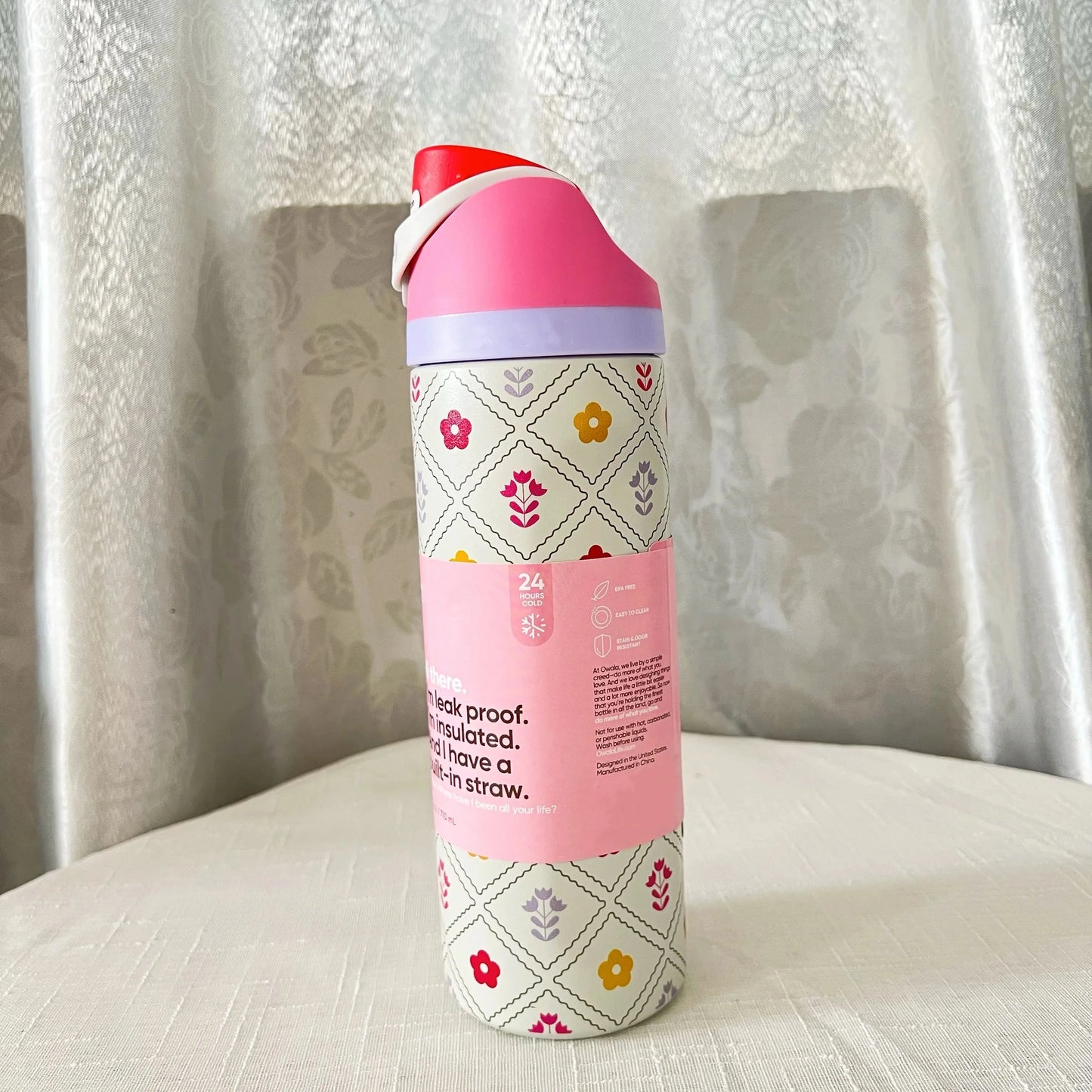 Owala Stainless Steel Straw Bottle
