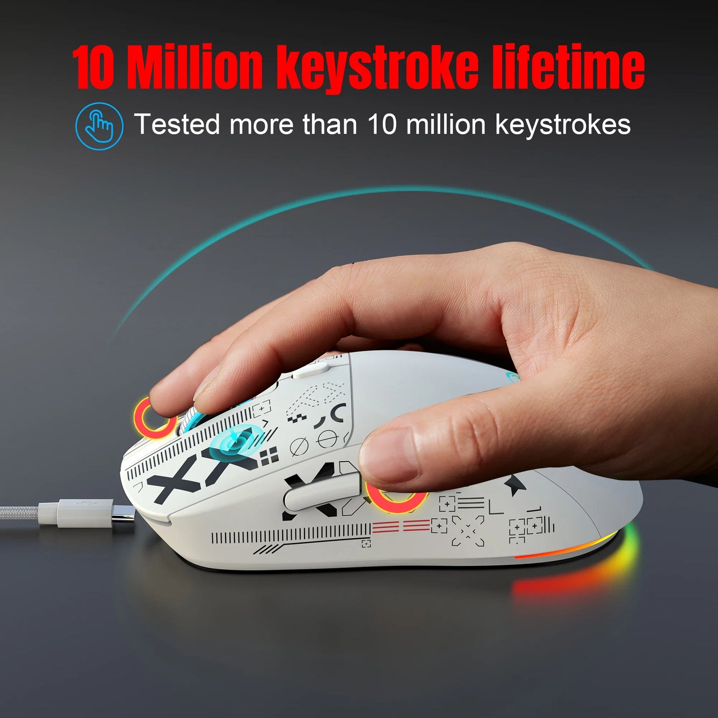 HXSJ T90 Wireless Gaming Mouse
