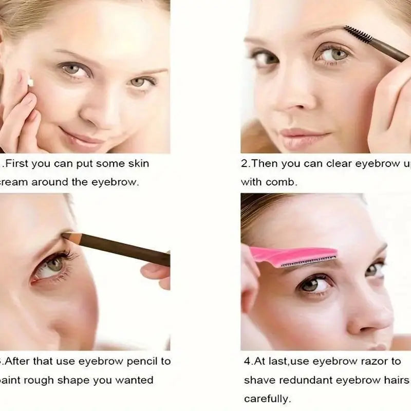 Multi-Piece Eyebrow Shaver Kit