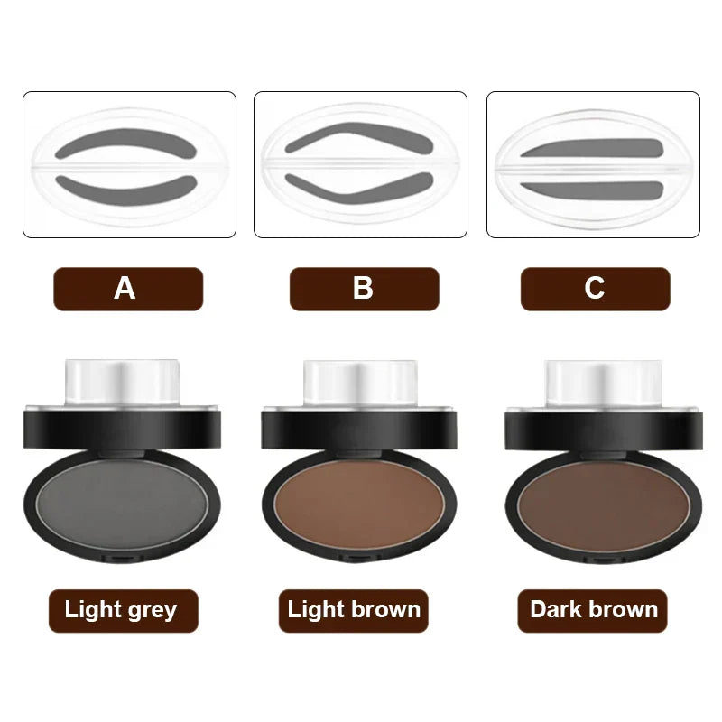Eyebrow Powder Stamp Tint Kit