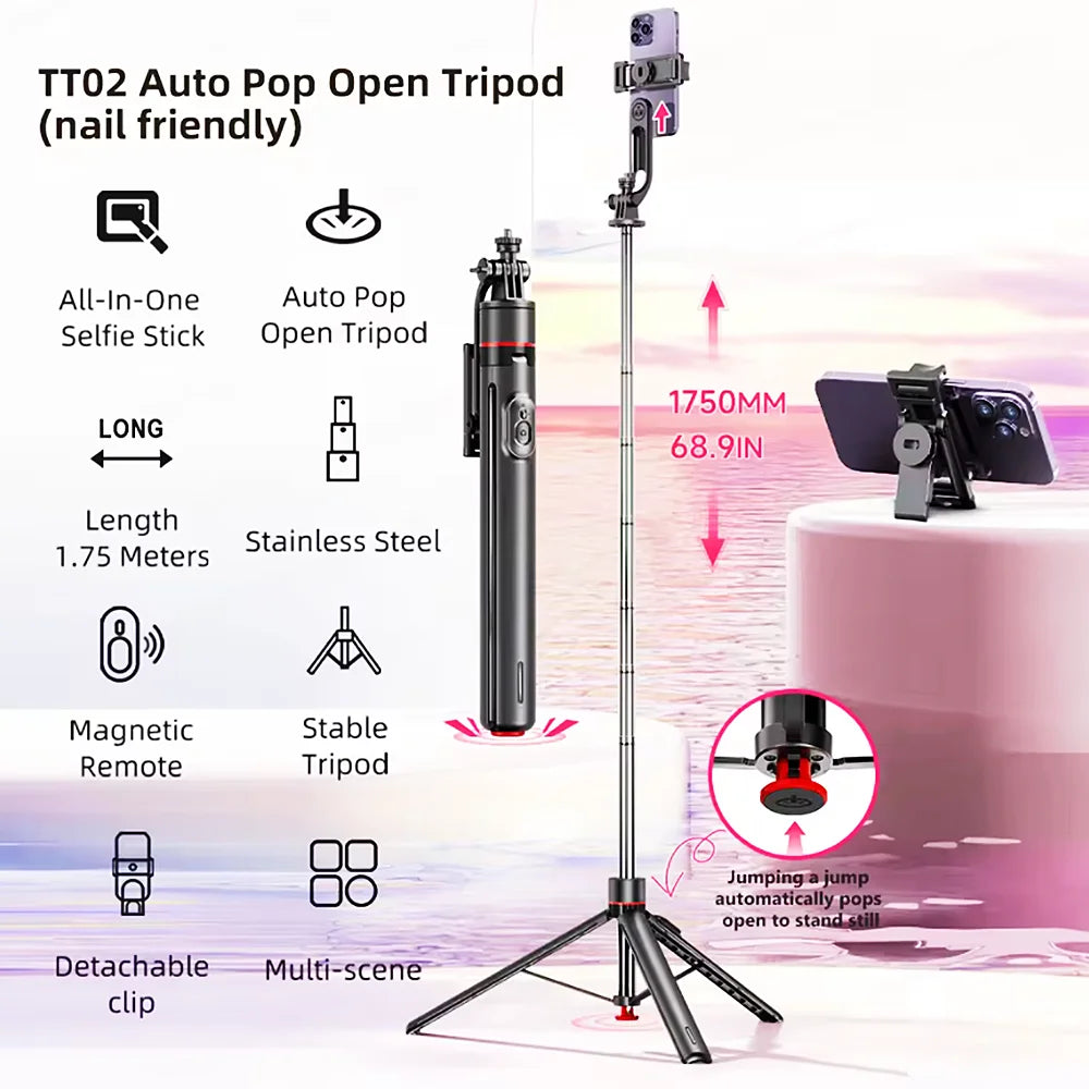 BSLIUFANG Auto Pop Tripod