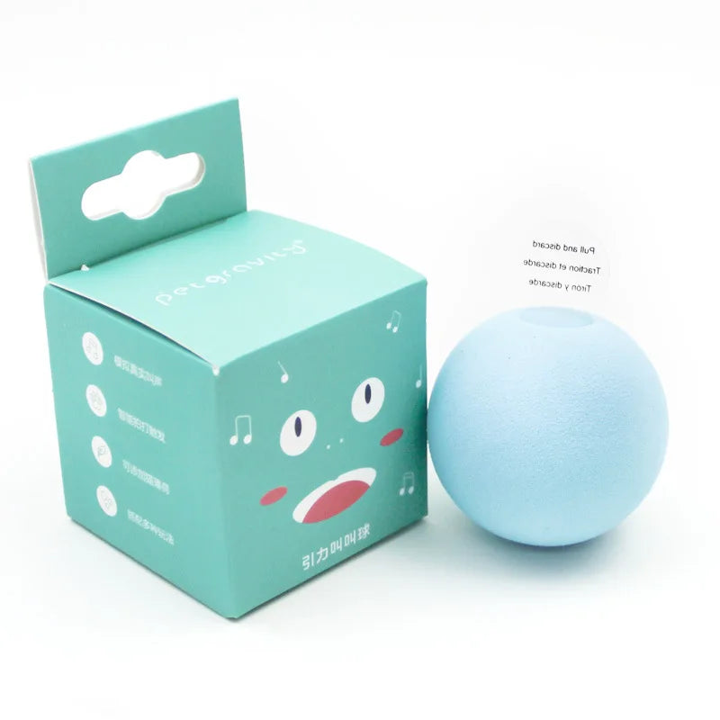 COOYOMOO Smart Catnip Squeaky Ball Toy