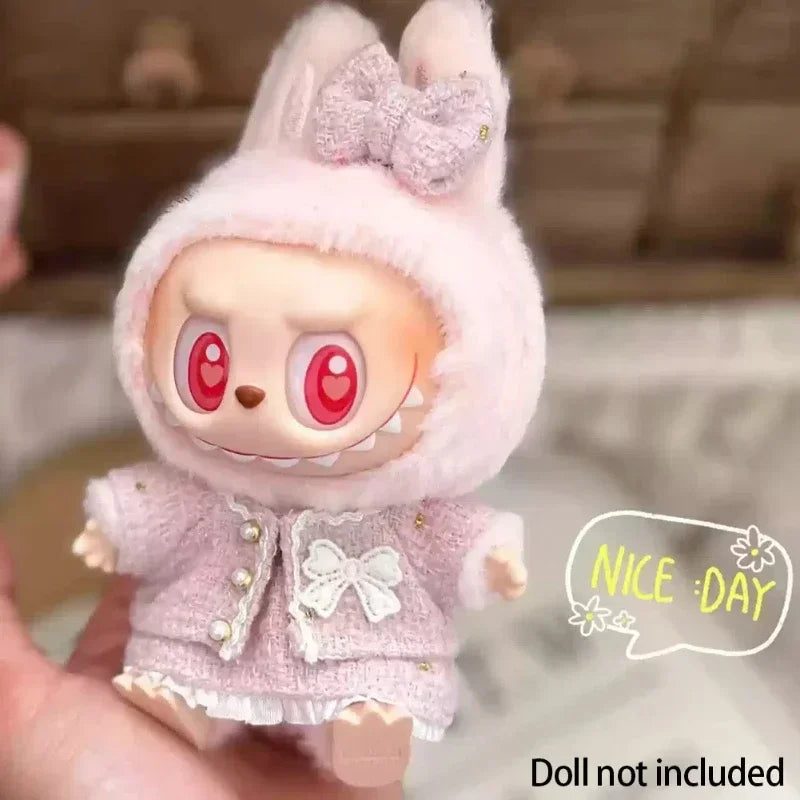 17cm Labubu Hoodie Clothes