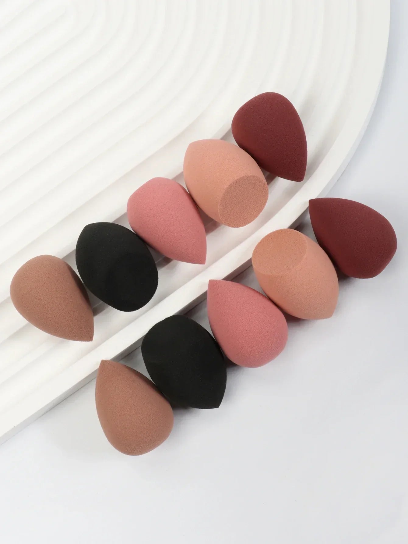10pcs Mini Makeup Sponge Set