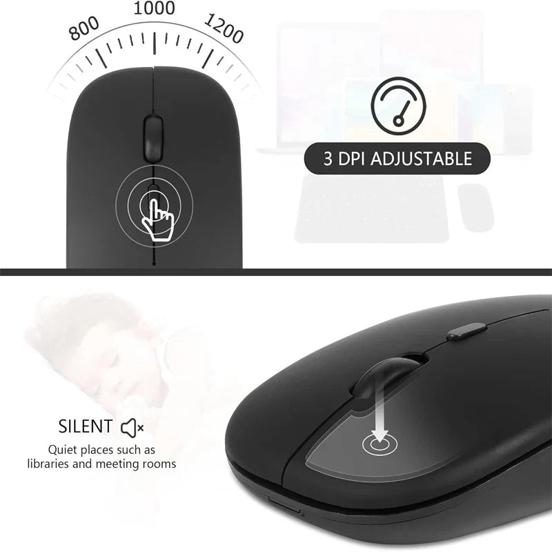 Rechargeable Dual Mode Wireless Mouse