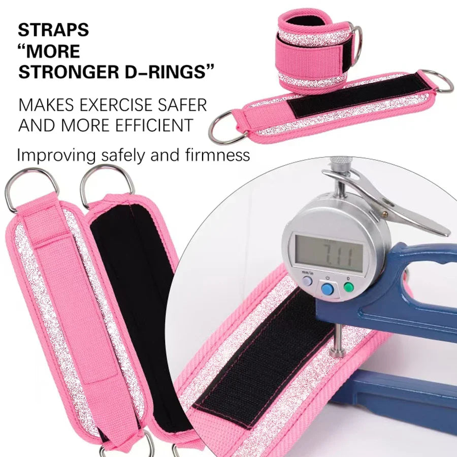 Fluorescent Adjustable Ankle Straps