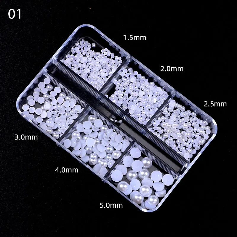 6Grids 3D Nail Art Decorations