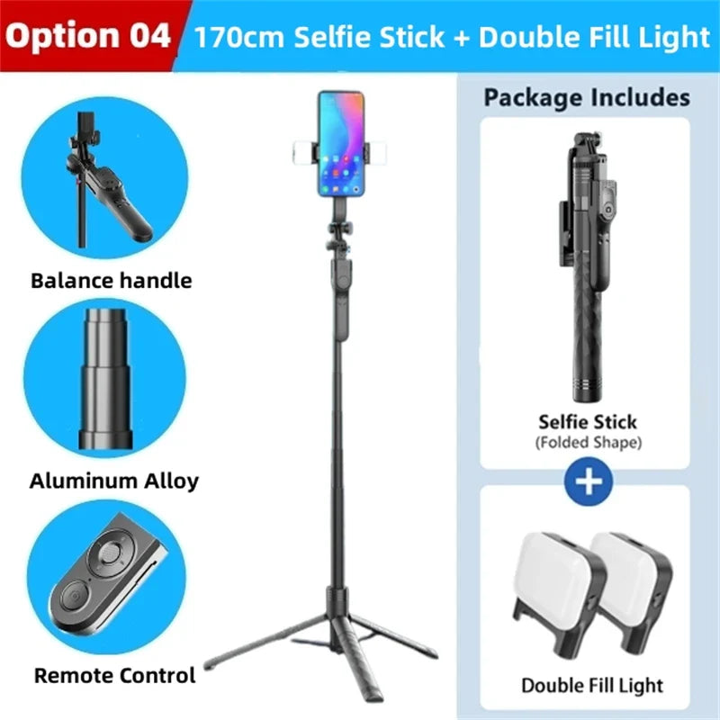 FANGTUOSI 1750mm Selfie Tripod