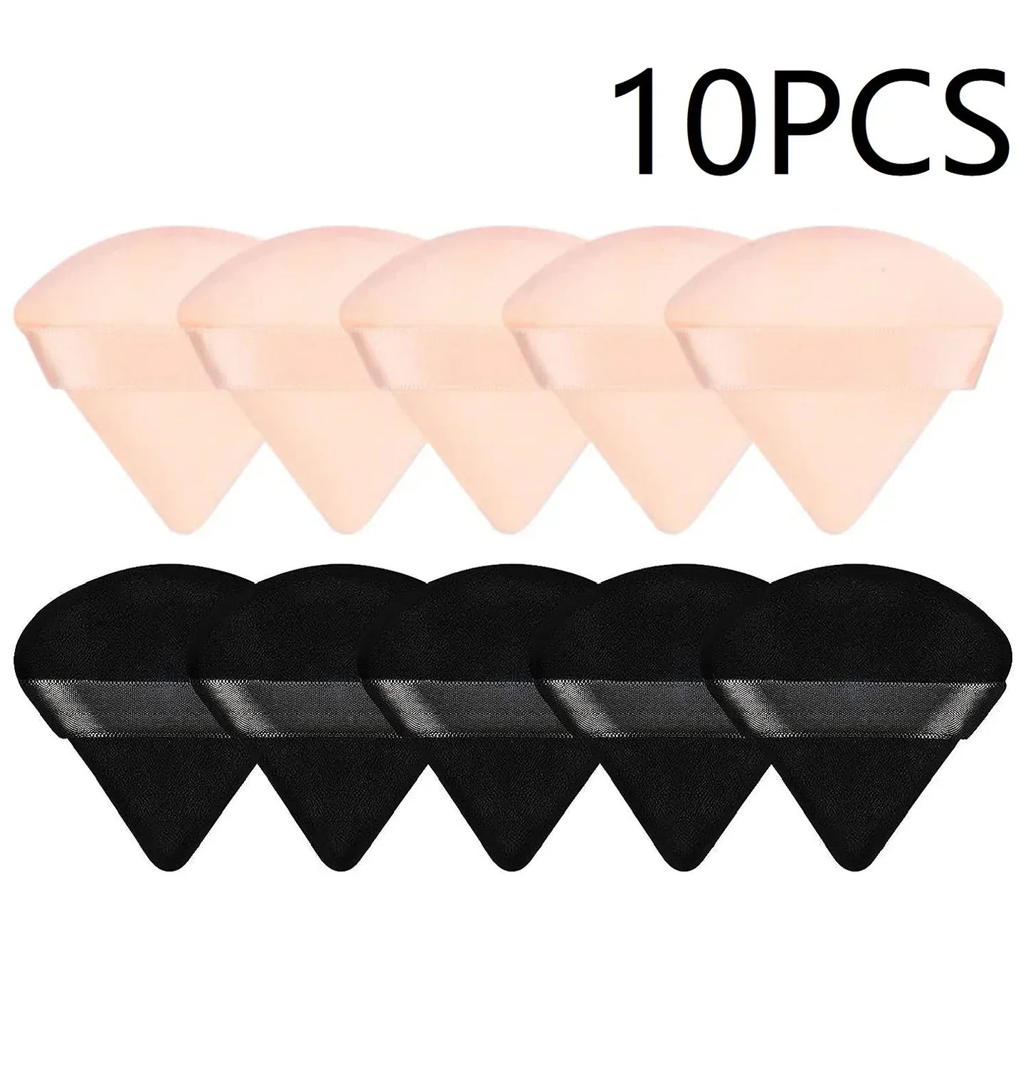 10PCS Triangle Makeup Sponge Set