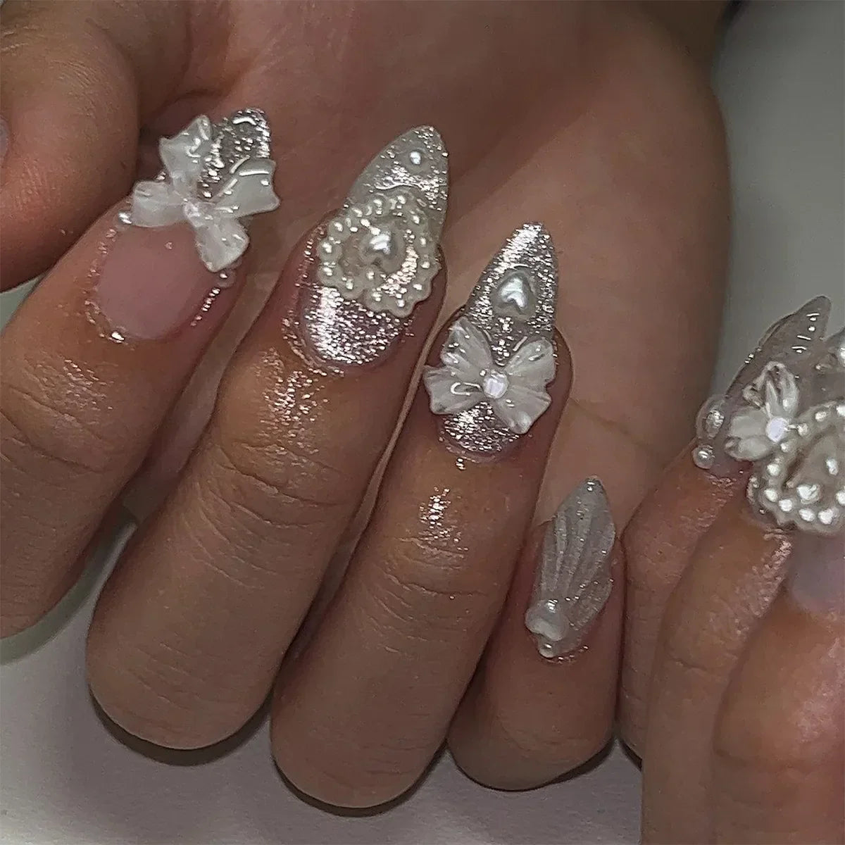24Pcs Sweet Press-On Nail Set
