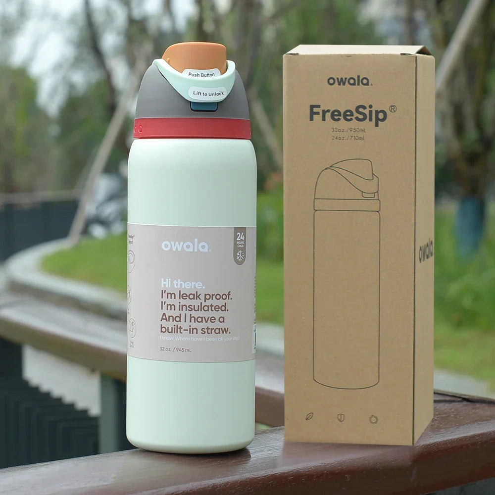 Owala FreeSip Light Green Bottle