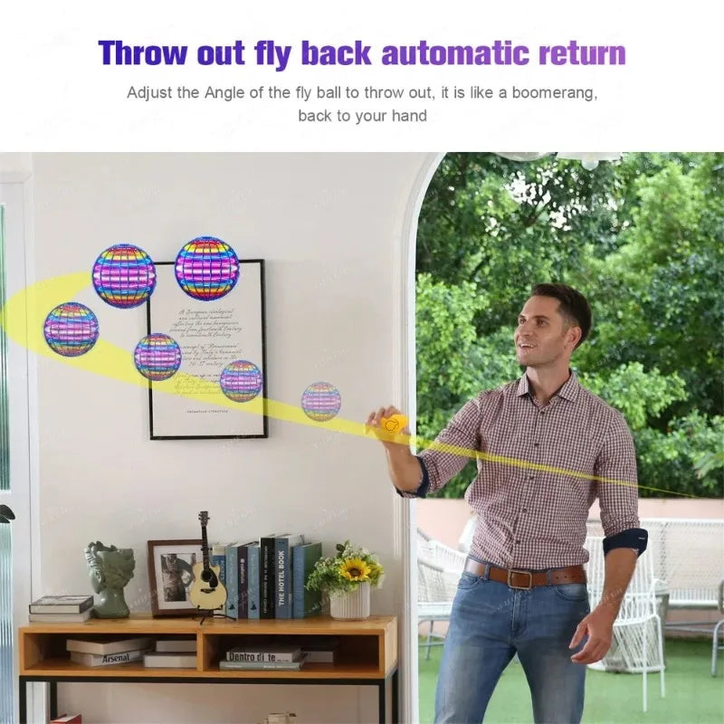 Magic LED Flying Spinning Ball