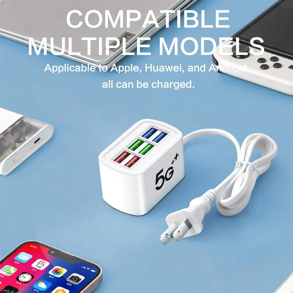Maerknon 6-in-1 Fast USB Charger