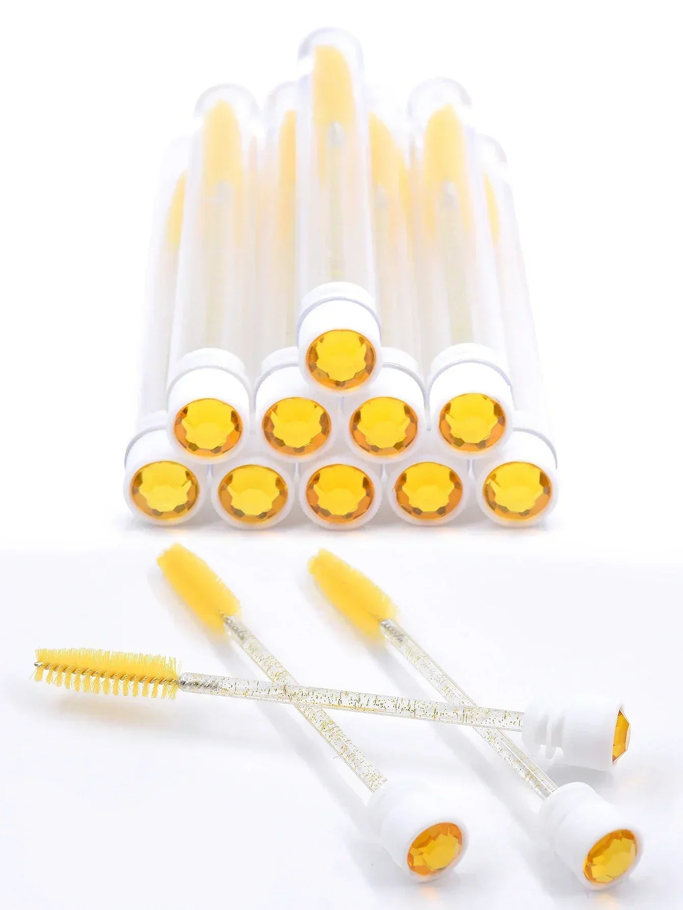 10Pcs Reusable Eyelash Brush Set