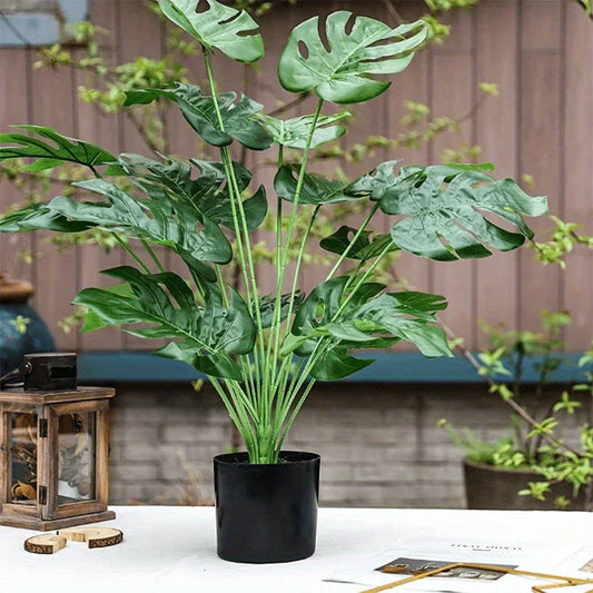 Artificial Monstera Green Plant