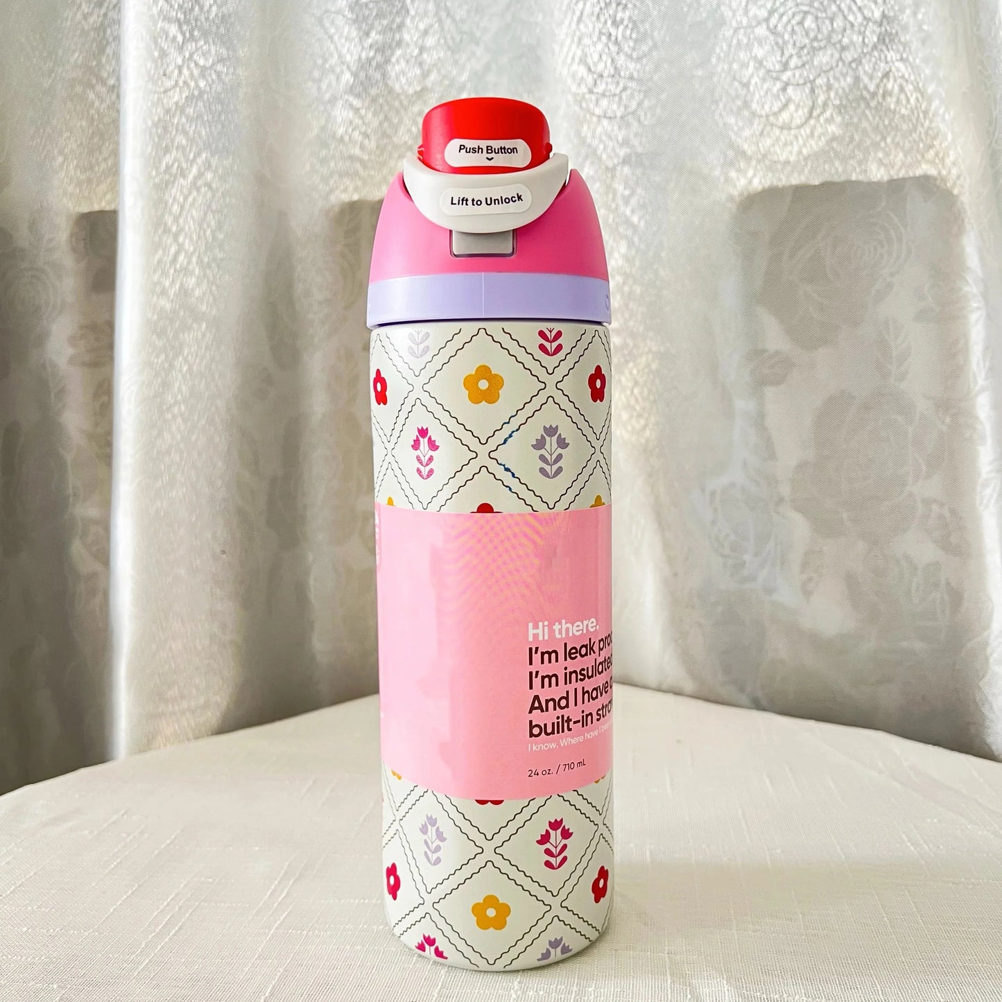 Owala Stainless Steel Straw Bottle