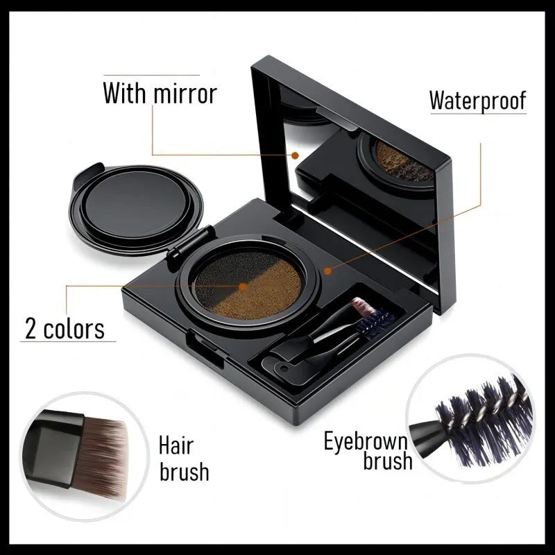 Dual-Color Waterproof Eyebrow Powder