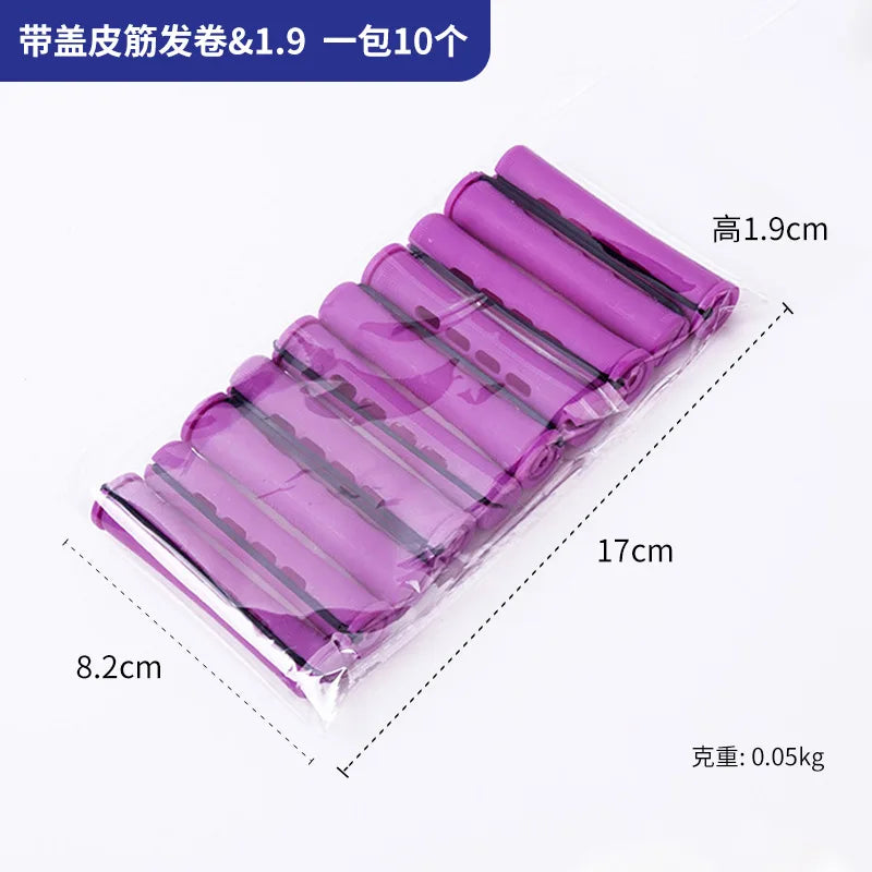 10Pcs Heatless Hair Curling Rods