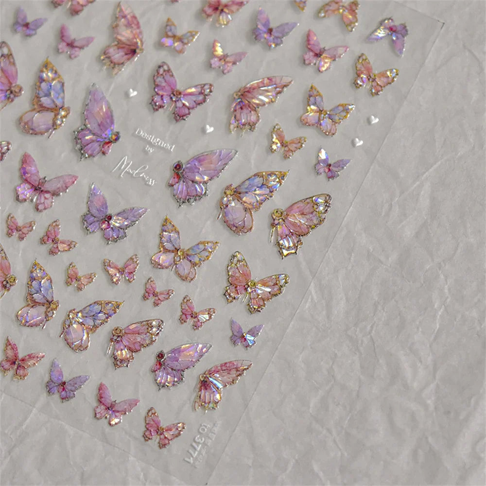 NAILFYOU Kawaii Butterfly Nail Stickers