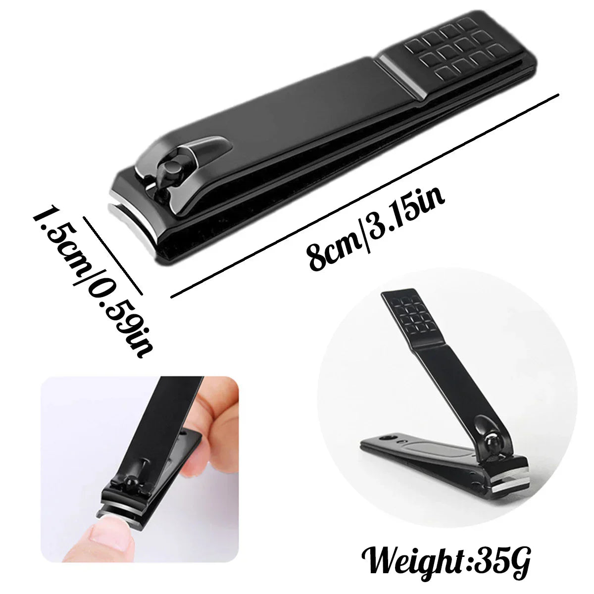 4Pcs Stainless Steel Nail Clipper Set