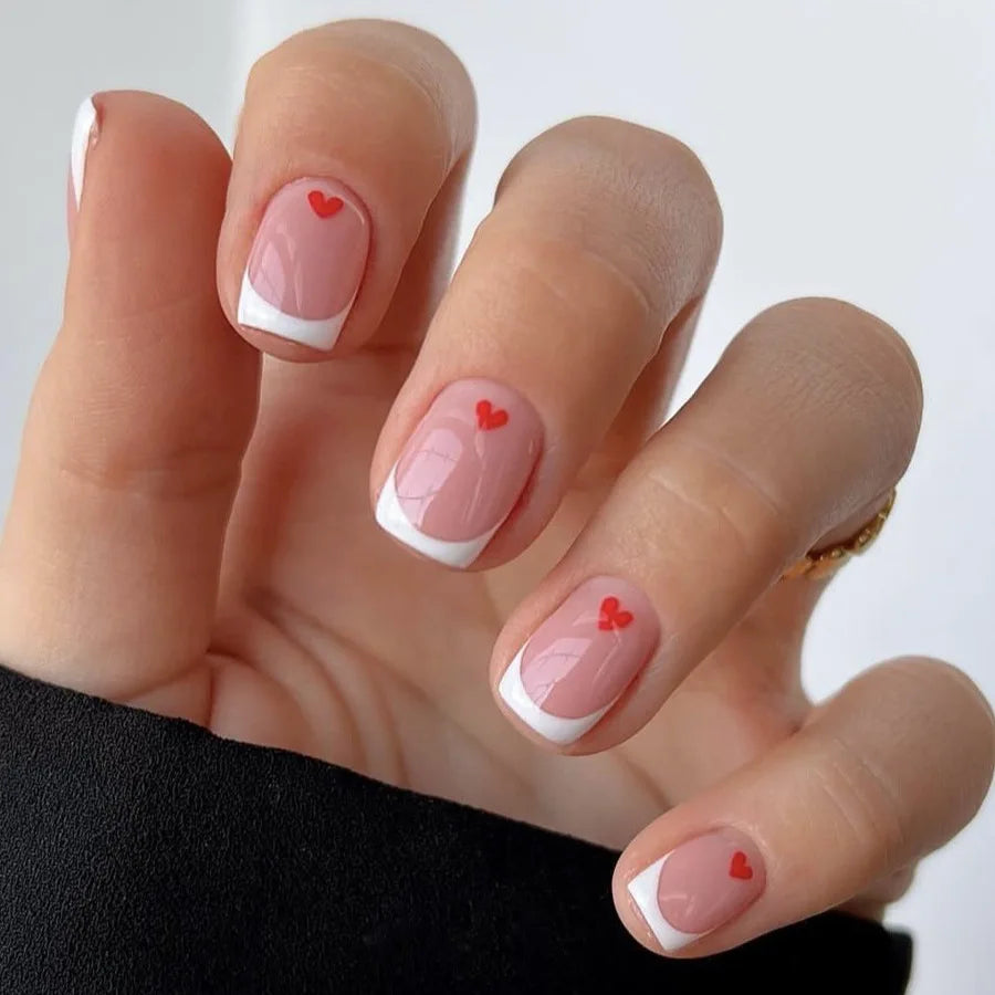24Pcs Cute Bow Press-On Nails